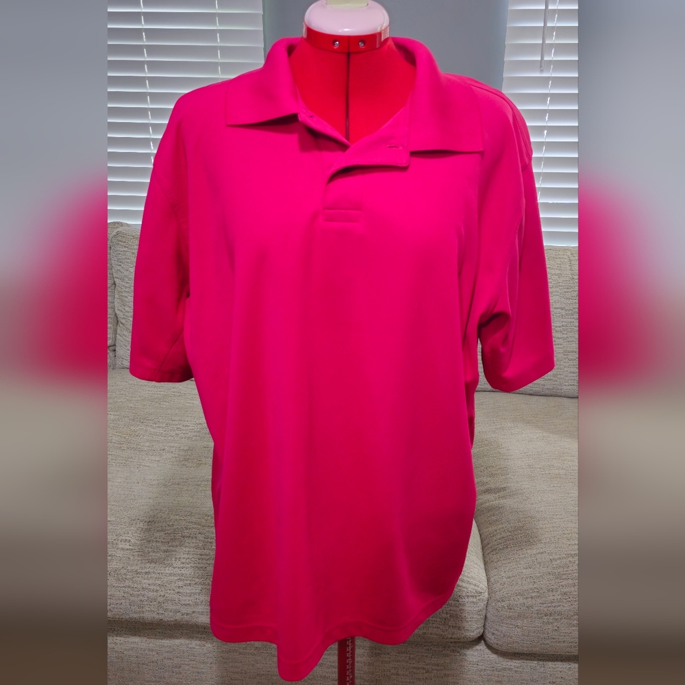 Wrangler Vivid Pink Polo Shirt